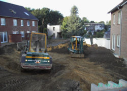 Gärten erster Bauabschnitt während der Bauphase