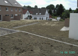 Gärten im ersten Bauabschnitt während der Bauphase und nach Fertigstellung
